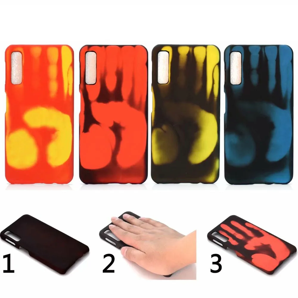 for Samsung Galaxy A7 2018 Case S8 S9 S10 Plus Lite A6 A8 Plus A9 2018 Thermal Induction Color Changing Cases Heat Sensor Cover
for Samsung Galaxy A7 2018 Case S8 S9 S10 Plus Lite A6 A8 Plus A9 2018 Thermal Induction Color Changing Cases Heat Sensor Cover