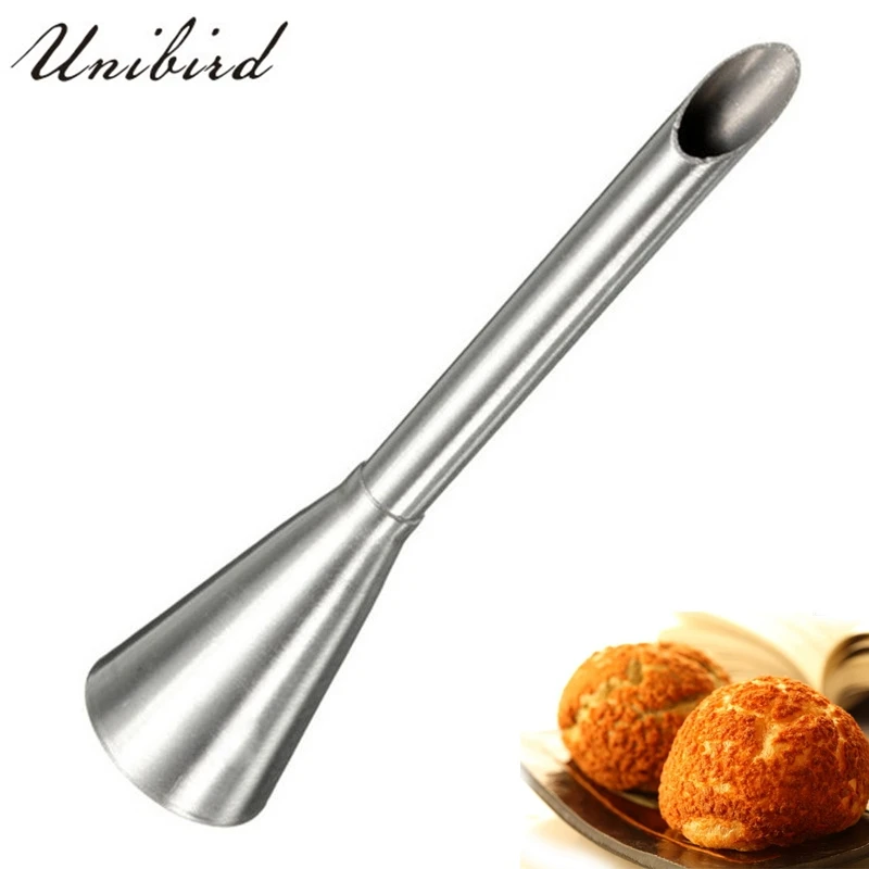 Unibird 1pc Long Puff Nozzle Stainless Steel Icing Piping Nozzle Cream Injection Tool Corer Pastry Tips Puff Syringe Machine
Unibird 1pc Long Puff Nozzle Stainless Steel Icing Piping Nozzle Cream Injection Tool Corer Pastry Tips Puff Syringe Machine