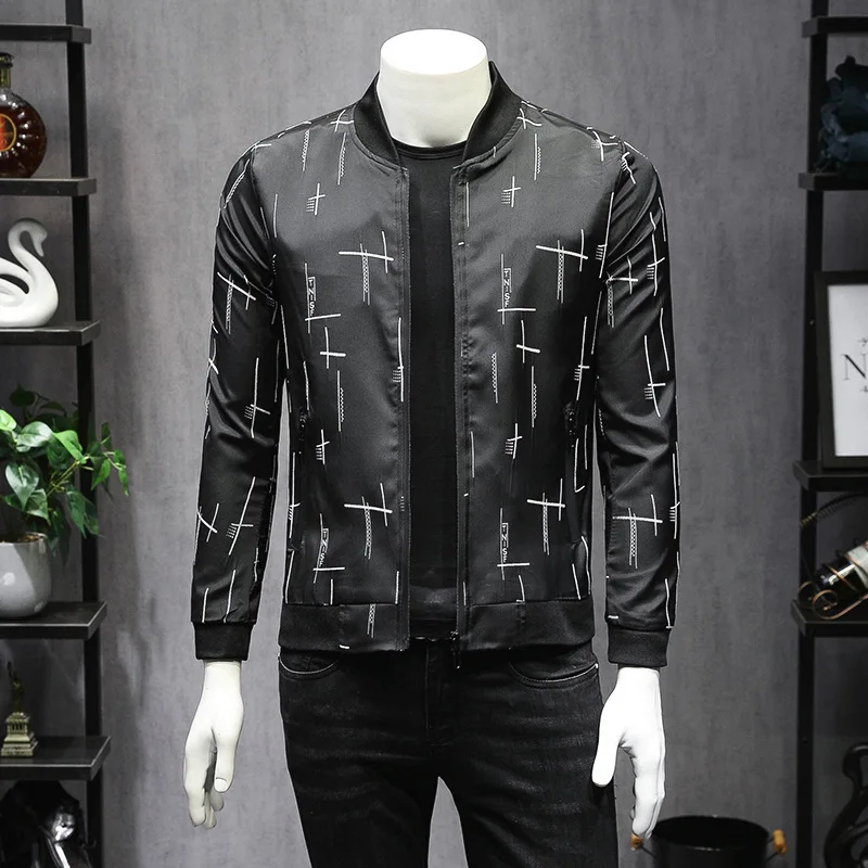 Fashion Print Jacket Men Casual Slim Fit Baseball Jackets 2019 Autumn Windbreaker Coat Jaqueta Masculina Plus Size 5xl Clothes
Fashion Print Jacket Men Casual Slim Fit Baseball Jackets 2019 Autumn Windbreaker Coat Jaqueta Masculina Plus Size 5xl Clothes