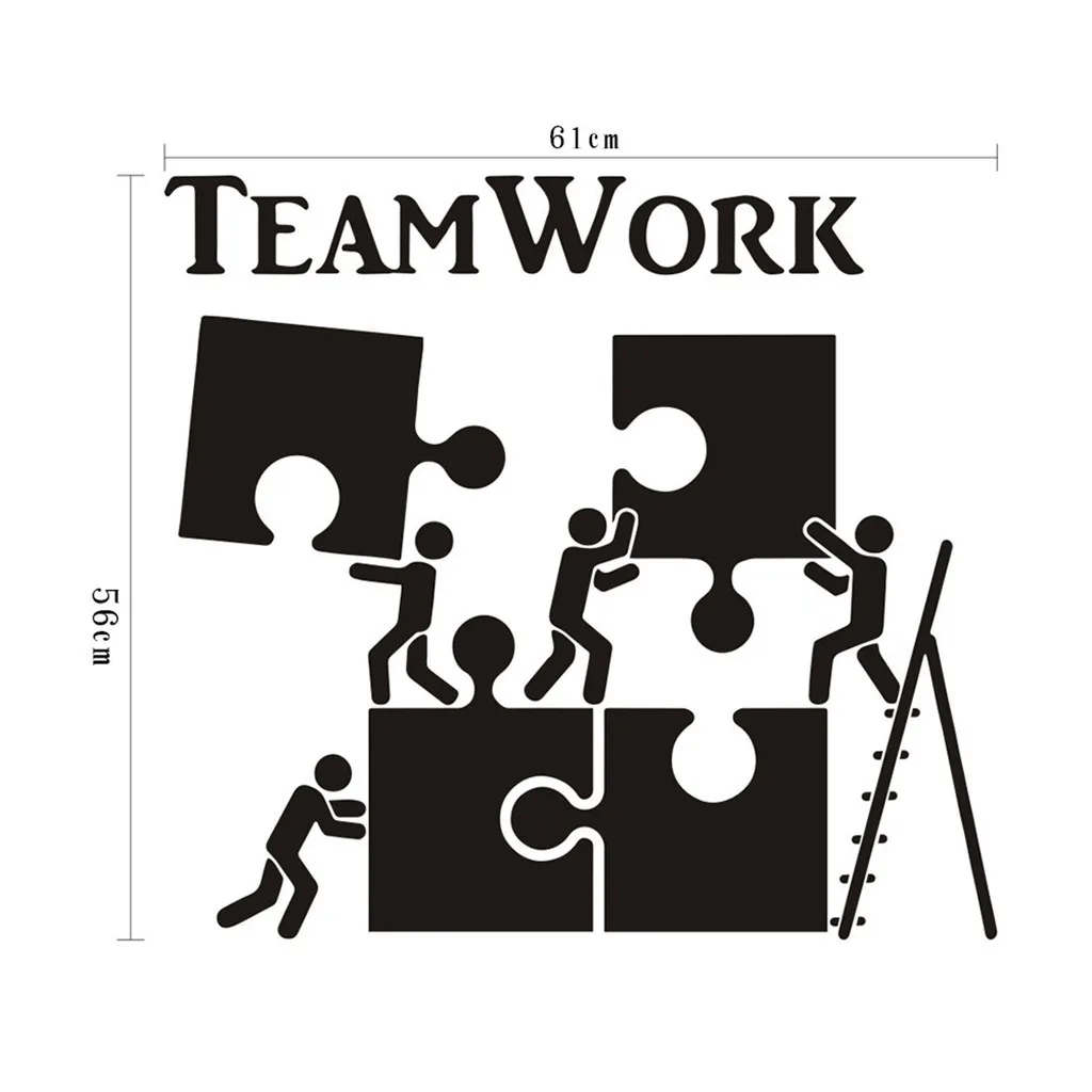 Teamwork Quote Wall Decals Office School Team Work Puzzle Ladder Worker Wall Sticker Kids Room Dorm Vinyl Office Decor Mural 316
Teamwork Quote Wall Decals Office School Team Work Puzzle Ladder Worker Wall Sticker Kids Room Dorm Vinyl Office Decor Mural 316