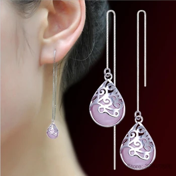 New Arrival 925 Sterling Silver Love Angle Tear Moonlight Opal Earrings For Women Gift Oorbellen Brincos S-E292
New Arrival 925 Sterling Silver Love Angle Tear Moonlight Opal Earrings For Women Gift Oorbellen Brincos S-E292