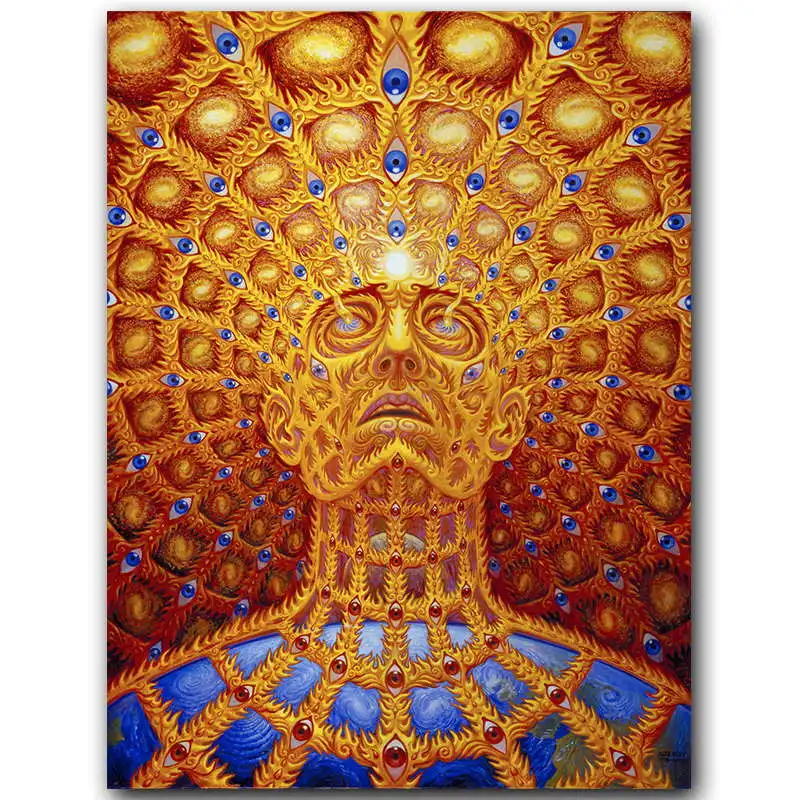 Oversoul Trippy Psychedelic Abstract Poster Silk Print Painting Wall Art Picture Home Decor 30x45cm 50x75cm
Oversoul Trippy Psychedelic Abstract Poster Silk Print Painting Wall Art Picture Home Decor 30x45cm 50x75cm