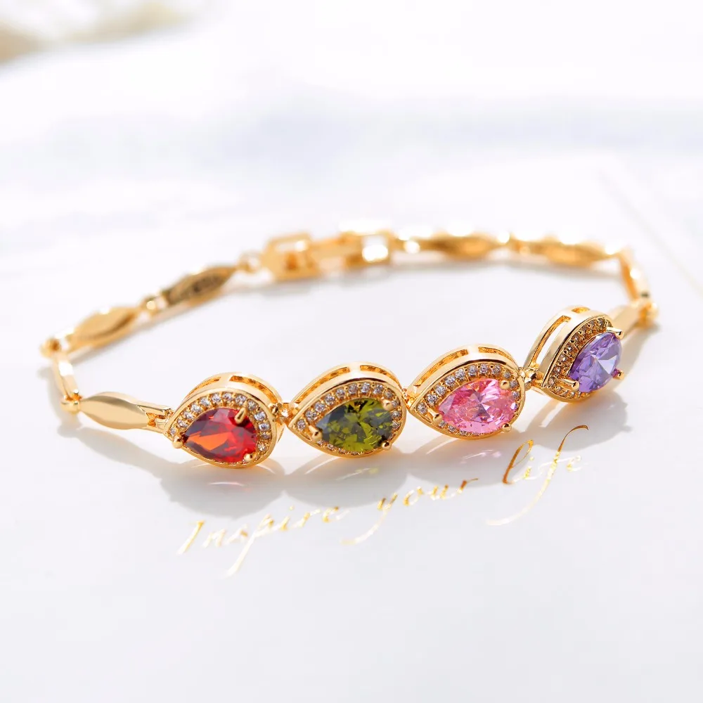 2018 New Fashion Copper Charm Bracelets For Wome Colorful Hearts Zircon Ladies Bracelet For Girlfriend Gift No.QLSL007
2018 New Fashion Copper Charm Bracelets For Wome Colorful Hearts Zircon Ladies Bracelet For Girlfriend Gift No.QLSL007
