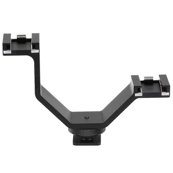 MQ-DHA Double Cold Shoe Bracket Adapter for miniphone/ Flash Video Light /LCD Monitor
MQ-DHA Double Cold Shoe Bracket Adapter for miniphone/ Flash Video Light /LCD Monitor