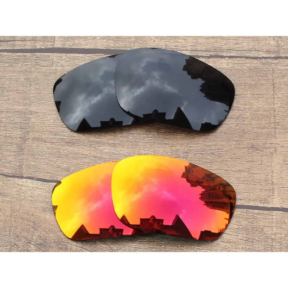 Vonxyz 2 Pairs Stealth Black & Ruby Mirror Polycarbonate Replacement Lenses for-Oakley Jawbone Frame
Vonxyz 2 Pairs Stealth Black & Ruby Mirror Polycarbonate Replacement Lenses for-Oakley Jawbone Frame