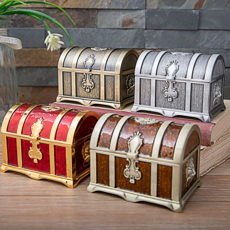 Size M Vintage Jewelry Box Pirate Treasure Chest Gift Storage Case Necklace Pendant Packing Box Antique Retro Box
Size M Vintage Jewelry Box Pirate Treasure Chest Gift Storage Case Necklace Pendant Packing Box Antique Retro Box