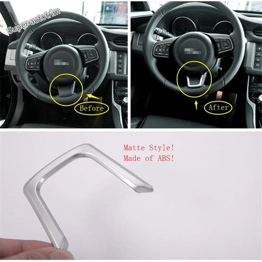 Lapetus Accessories Interior Matte Steering Wheel Shape U Decoration Strip Cover Trim Fit For Jaguar XF 2016 2017 2018 2019
Lapetus Accessories Interior Matte Steering Wheel Shape U Decoration Strip Cover Trim Fit For Jaguar XF 2016 2017 2018 2019