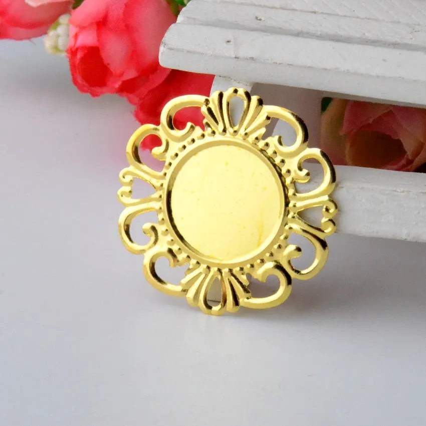 Free shipping 20Pcs Gold Plated Filigree Cabochon Setting Wraps Connectors Crafts Decoration DIY Embellishments 36x36mm F0833
Free shipping 20Pcs Gold Plated Filigree Cabochon Setting Wraps Connectors Crafts Decoration DIY Embellishments 36x36mm F0833