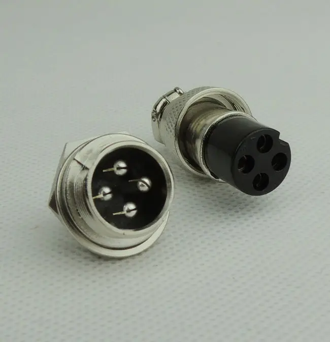 50pair=100pcs 4 Pin 16mm Male & Female Wire Panel Connector kit GX16 Socket+Plug for aviation,computer ect.
50pair=100pcs 4 Pin 16mm Male & Female Wire Panel Connector kit GX16 Socket+Plug for aviation,computer ect.
