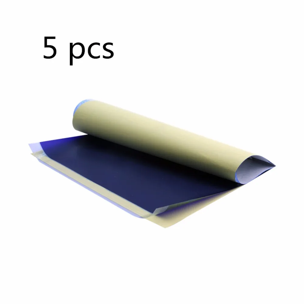 5pcs 4 Layers Tattoo Transfer Paper Tattoo Supplies Copy Carbon Tracing Paper Thermal Transfer Papier Tattoo Stencil tatuagem
5pcs 4 Layers Tattoo Transfer Paper Tattoo Supplies Copy Carbon Tracing Paper Thermal Transfer Papier Tattoo Stencil tatuagem