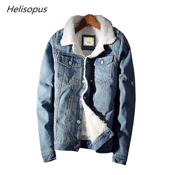 Helisopus Winter Denim Jackets Man's Warm Fleece Coat 2020 Fashion Men Cowboy Jacket Outwear M-5XL jaqueta masculina
Helisopus Winter Denim Jackets Man's Warm Fleece Coat 2020 Fashion Men Cowboy Jacket Outwear M-5XL jaqueta masculina