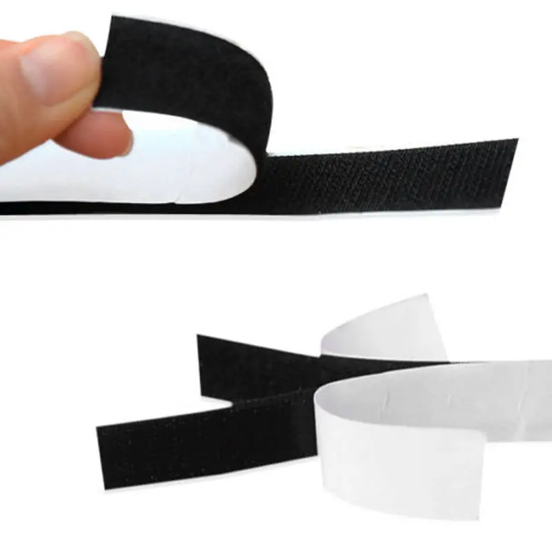2 Rolls Strong Self Adhesive Hook Loop Tape Fastener Sticky 90-95cm Backing Black
2 Rolls Strong Self Adhesive Hook Loop Tape Fastener Sticky 90-95cm Backing Black