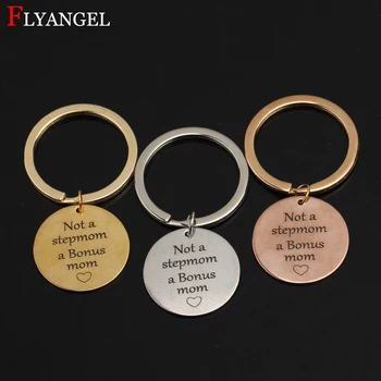 Fashion Jewelry Keyring Hand Stamped Not a stepmom a Bonus mom Women Stainless Steel Keychain Mother's day Birthday DIY Gift
Fashion Jewelry Keyring Hand Stamped Not a stepmom a Bonus mom Women Stainless Steel Keychain Mother's day Birthday DIY Gift