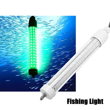 

10W 12V LED Fishing Light Green Underwater Fish Lamp Squid Lights Lure Bait Finder DX88