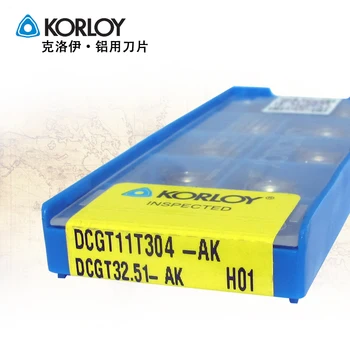 KORLOY DCGT11T304-AK H01 Turning tools carbide Insert for aluminum CNC machine tungsten carbide inserts FOR cast iron K10
KORLOY DCGT11T304-AK H01 Turning tools carbide Insert for aluminum CNC machine tungsten carbide inserts FOR cast iron K10