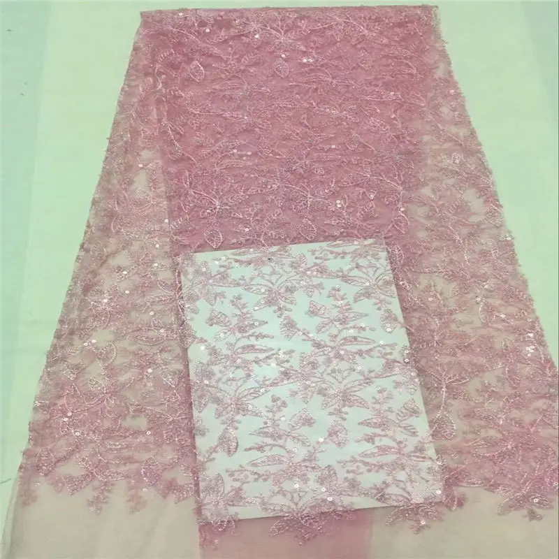 Top sale pink lace fabric african high quality 2018 beautiful french lace with sequins and beads party dress lace fabric
Top sale pink lace fabric african high quality 2018 beautiful french lace with sequins and beads party dress lace fabric