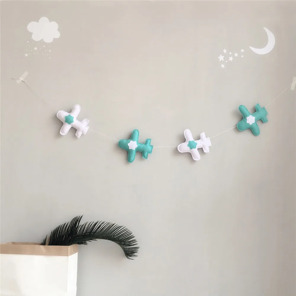 Cotton Felt Aircraft Hanging Wall Decor Photography Props Kids Baby Room Tent Birthday Party DIY Hanging Bed Ornament Nordic
Cotton Felt Aircraft Hanging Wall Decor Photography Props Kids Baby Room Tent Birthday Party DIY Hanging Bed Ornament Nordic