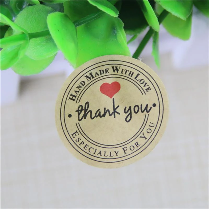 120 PCS/10 Sheets Thank You Red Love Self-adhesive Stickers Kraft Label Gifts Custom Round Labels Paper Bag Wedding Supplies
120 PCS/10 Sheets Thank You Red Love Self-adhesive Stickers Kraft Label Gifts Custom Round Labels Paper Bag Wedding Supplies