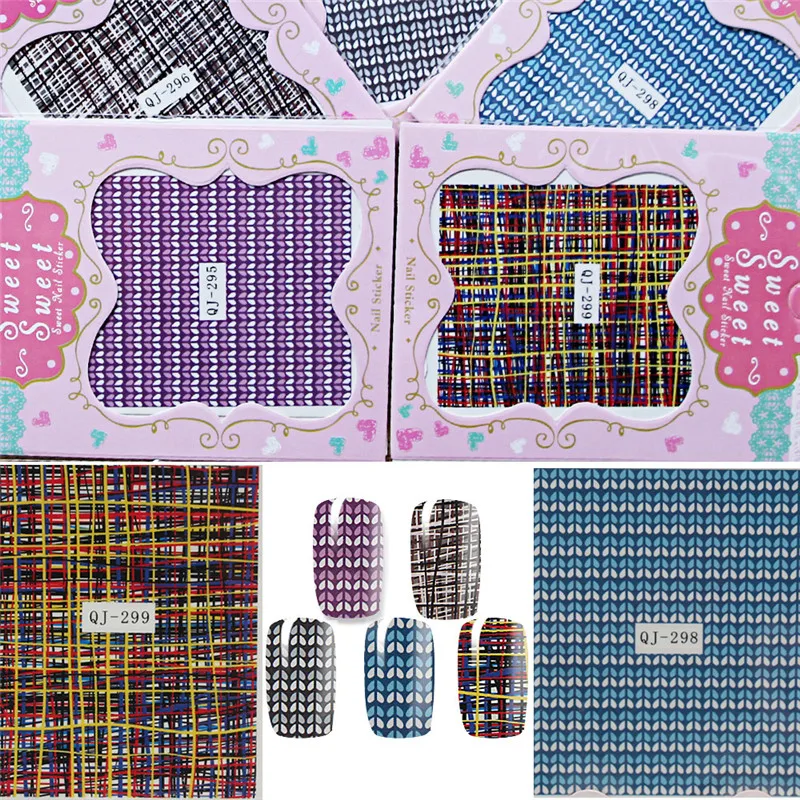 New Latest Winter Designs 1pcs Beauty Sweater Cloth Slider For Nails Water Transfer Nail Art Sticker Decals Colorful Labels
New Latest Winter Designs 1pcs Beauty Sweater Cloth Slider For Nails Water Transfer Nail Art Sticker Decals Colorful Labels