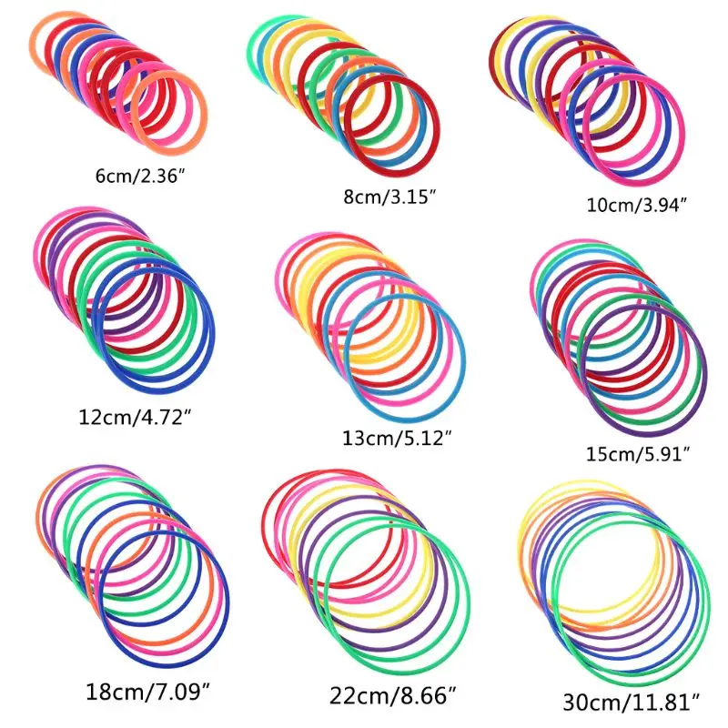 10 Pcs Plastic Toss Rings Target Throw Carnival Backyard Park Games Kids Intelligence Exercise Toy
10 Pcs Plastic Toss Rings Target Throw Carnival Backyard Park Games Kids Intelligence Exercise Toy