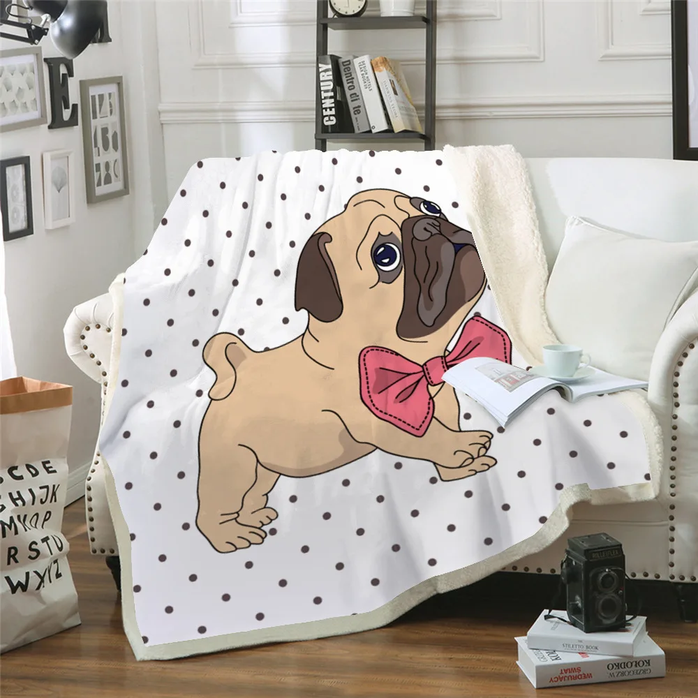 Sofa cushion Yoga mat Blanket Air Conditioner Is Thickened Double-layer Plush 3D Digital Printed Blanket Cute Puppy Series
Sofa cushion Yoga mat Blanket Air Conditioner Is Thickened Double-layer Plush 3D Digital Printed Blanket Cute Puppy Series