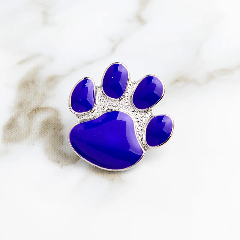 Purple Dog paw pin Cat Kitten Paw Brooch Collar Corsage Shirt bag cap Jacket Pin Badge Gift Cute Cartoon Jewelry for pet owners
Purple Dog paw pin Cat Kitten Paw Brooch Collar Corsage Shirt bag cap Jacket Pin Badge Gift Cute Cartoon Jewelry for pet owners