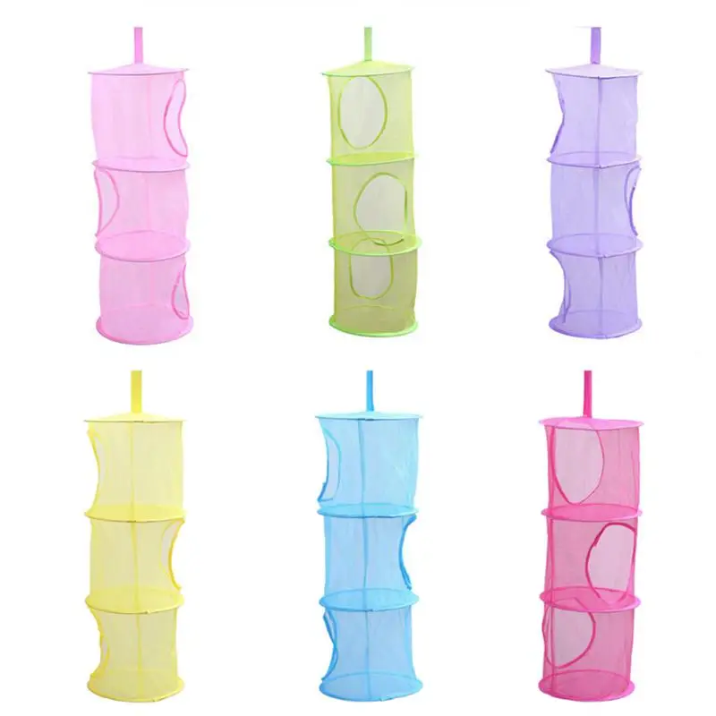 OUNONA Hanging Mesh Space Saver Bags Organizer 3 Compartments Toy Storage Basket for Kids Room
OUNONA Hanging Mesh Space Saver Bags Organizer 3 Compartments Toy Storage Basket for Kids Room