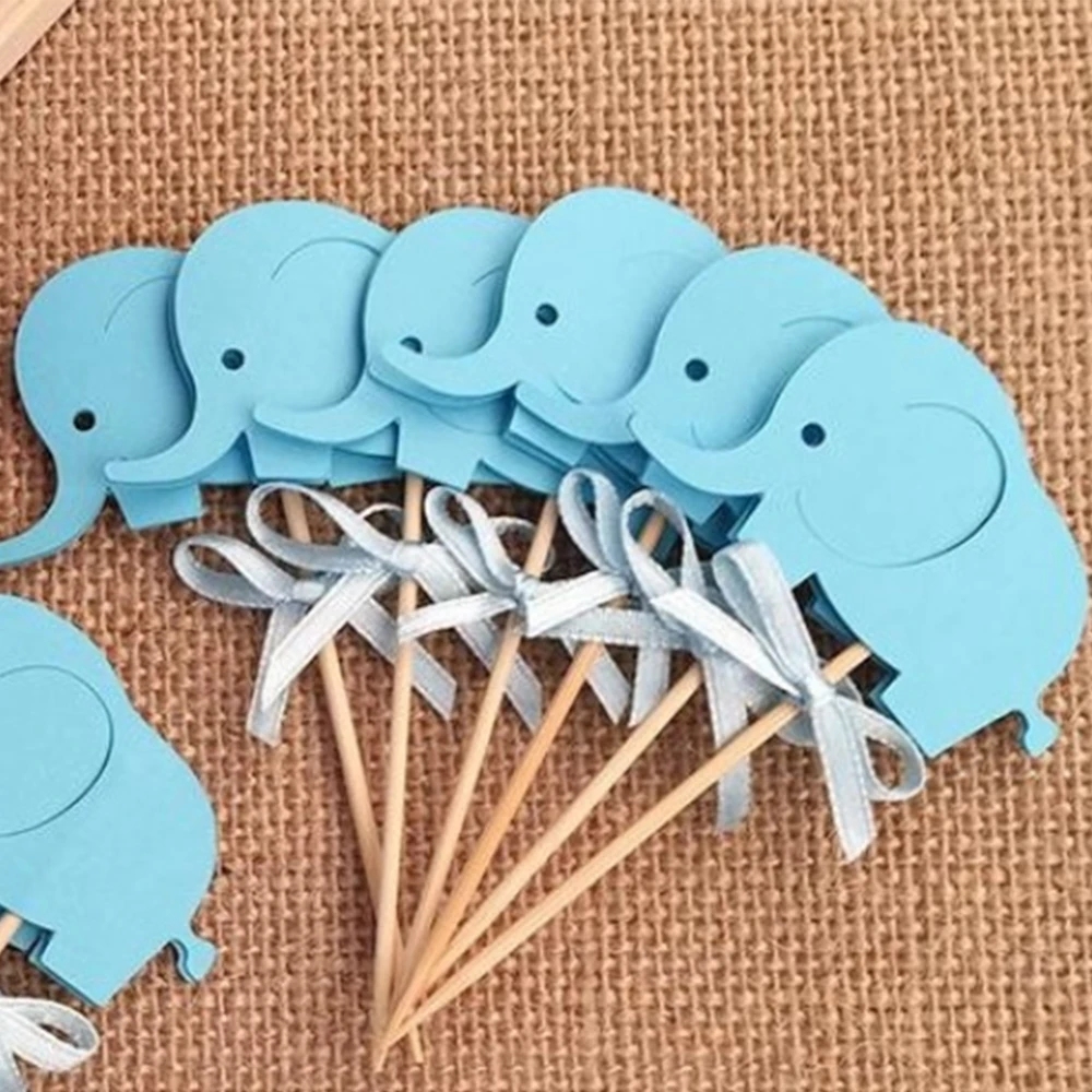 10Pcs Baby Shower Elephant Cupcake Toppers Double-Sided Boy Birthday Party Favors Cake Decoration Food Picks Supplies
10Pcs Baby Shower Elephant Cupcake Toppers Double-Sided Boy Birthday Party Favors Cake Decoration Food Picks Supplies