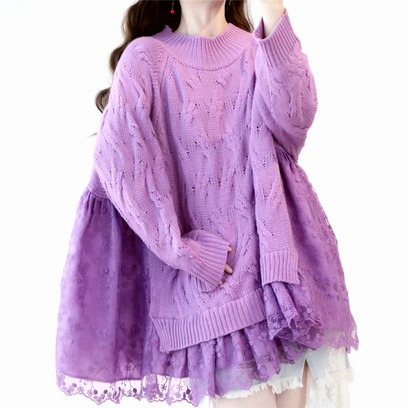 Sweet Mori Girl Hippie Boho Bat Sleeve Loose Princess Sweater Ladies Casual Knit Sweater Fall Sweater for Women Sueter Coats
Sweet Mori Girl Hippie Boho Bat Sleeve Loose Princess Sweater Ladies Casual Knit Sweater Fall Sweater for Women Sueter Coats