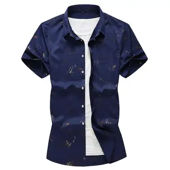 Men's Shirt Bronzing Loose Hawaiian Shirt Mens Clothing Slim fit Casual Blouse Beach style Summer 2019
Men's Shirt Bronzing Loose Hawaiian Shirt Mens Clothing Slim fit Casual Blouse Beach style Summer 2019