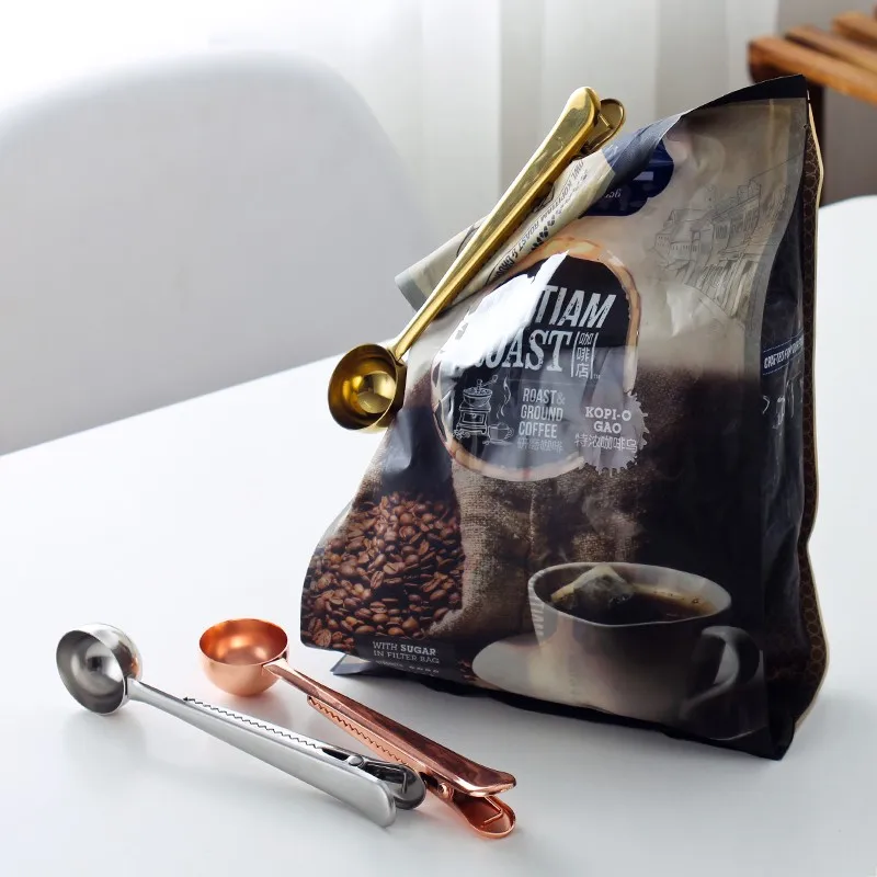eTya 1PC Multifunction Stainless Steel Food Spoon Milk Tea Ground Coffee Scoops With Bag Clip Sealing Powder Drinkware Tools
eTya 1PC Multifunction Stainless Steel Food Spoon Milk Tea Ground Coffee Scoops With Bag Clip Sealing Powder Drinkware Tools