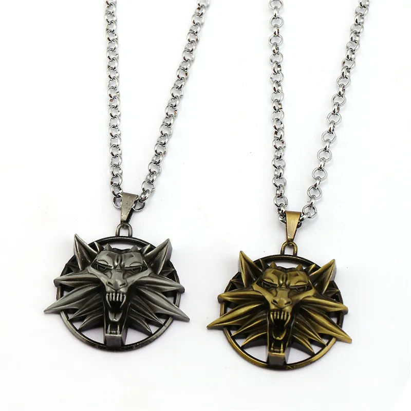 Game The Witcher 3 Necklace Wild Hunt Wolf Head Medallion Pendants& Necklace Chains Men Chocker Women Fashion Jewelry Souvenir
Game The Witcher 3 Necklace Wild Hunt Wolf Head Medallion Pendants& Necklace Chains Men Chocker Women Fashion Jewelry Souvenir