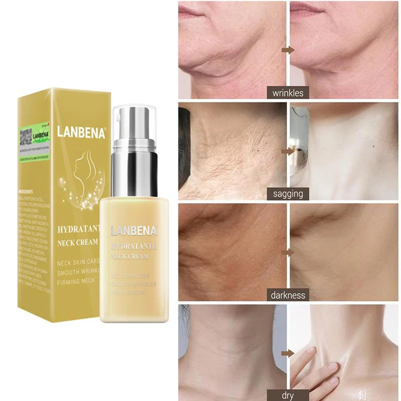 LANBENA Neck Cream 45g Anti Wrinkle Firming Skin Neck Care Lifting Whitening Moisturizing Anti Aging Ageless Skincare Cream
LANBENA Neck Cream 45g Anti Wrinkle Firming Skin Neck Care Lifting Whitening Moisturizing Anti Aging Ageless Skincare Cream