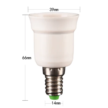 1pcs E14 Turn E27 Lamp Holder Lampholder Switch Lamp Small Screw Mouth To Large Screw Mouth Flame Retardant Lamp Socket Adapter
1pcs E14 Turn E27 Lamp Holder Lampholder Switch Lamp Small Screw Mouth To Large Screw Mouth Flame Retardant Lamp Socket Adapter