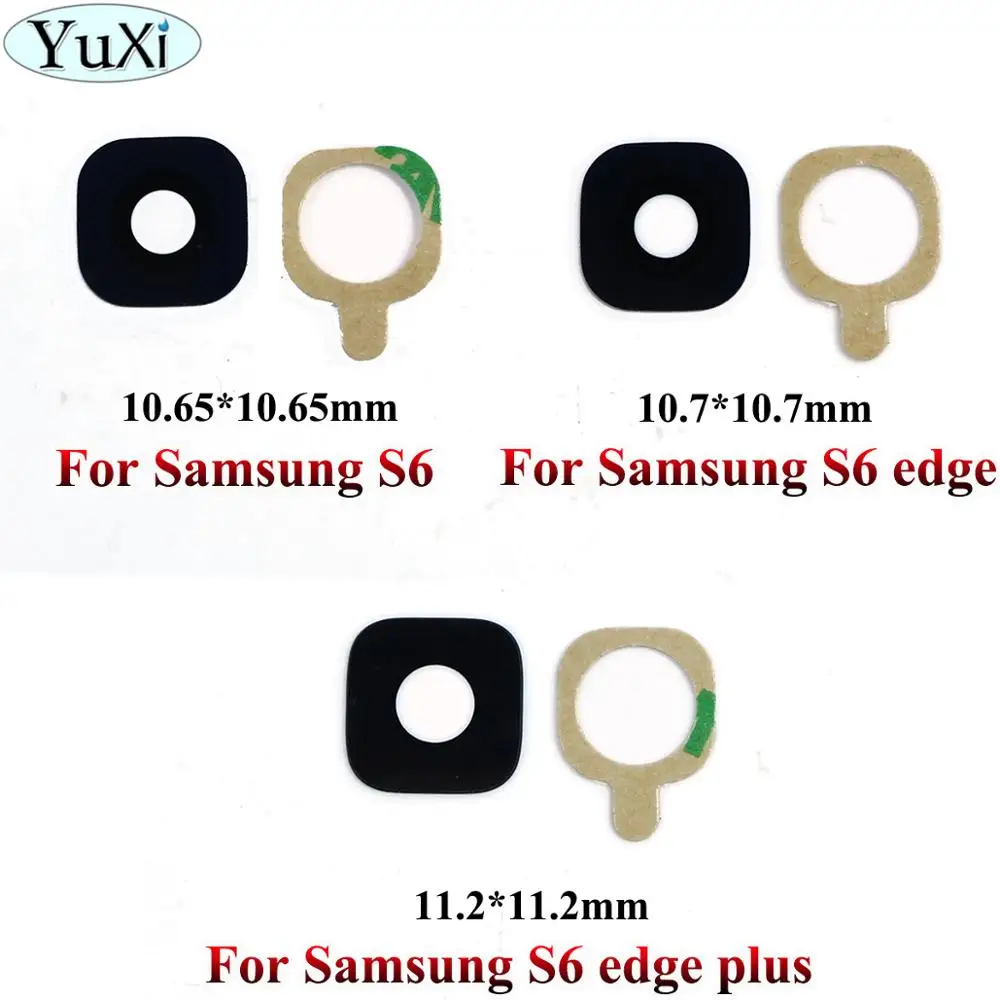 YuXi 2pcs For Samsung Galaxy S6 S6edge Edge Plus G9200 G9250 Rear Back Camera Lens Glass Cover With Adhesive Sticker Replacement
YuXi 2pcs For Samsung Galaxy S6 S6edge Edge Plus G9200 G9250 Rear Back Camera Lens Glass Cover With Adhesive Sticker Replacement
