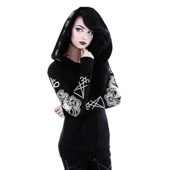 Gothic Punk Print Hoodies Sweatshirts Women Long Sleeve Black Jacket Zipper Coat Autumn Winter Female Casual Hooded Tops #Zer
Gothic Punk Print Hoodies Sweatshirts Women Long Sleeve Black Jacket Zipper Coat Autumn Winter Female Casual Hooded Tops #Zer
