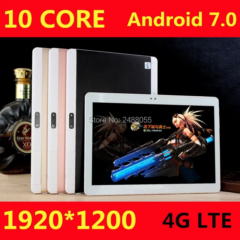 DHL Free Shipping Android 7.0 10 inch tablet pc deca core 4GB RAM 64GB ROM 10 Cores 1920*1200 IPS Kids Gift MID Tablets 10.1 10
DHL Free Shipping Android 7.0 10 inch tablet pc deca core 4GB RAM 64GB ROM 10 Cores 1920*1200 IPS Kids Gift MID Tablets 10.1 10