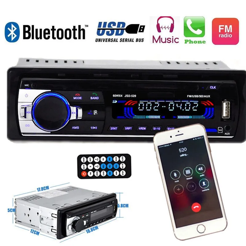 12Pin 12V Car MP3 Player FM Radio Stereo Bluetooth 1 DIN In Dash SD/USB /AUX N20D
12Pin 12V Car MP3 Player FM Radio Stereo Bluetooth 1 DIN In Dash SD/USB /AUX N20D
