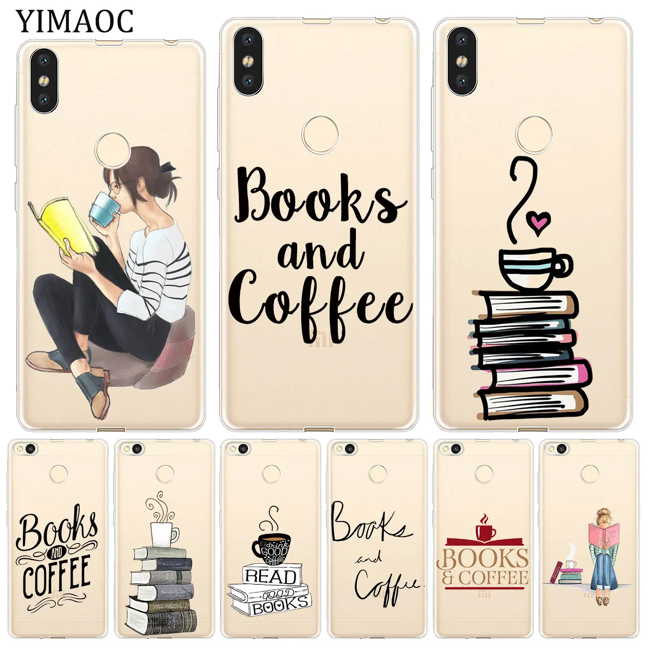 YIMAOC Books And Coffee Inverted Mck Soft Case for Xiaomi Redmi K20 Pro 7A 6A 4A 4X S2 GO Note 8 7 6 5 Pro Plus 4 Cover
YIMAOC Books And Coffee Inverted Mck Soft Case for Xiaomi Redmi K20 Pro 7A 6A 4A 4X S2 GO Note 8 7 6 5 Pro Plus 4 Cover