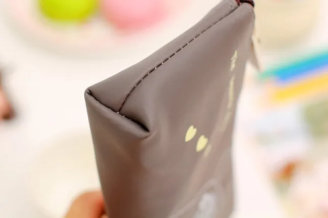 Cute Totoro Grey Waterproof Pencil Case