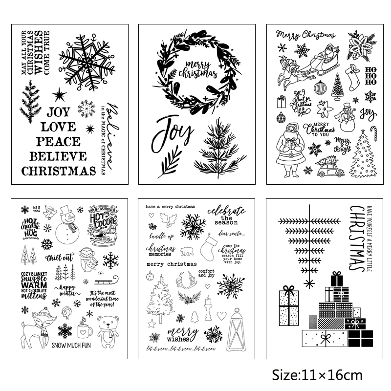 AZSG Christmas Trees/Snowman Clear Stamps For DIY Scrapbooking Decorative Card Making Craft Fun Decoration Supplies
AZSG Christmas Trees/Snowman Clear Stamps For DIY Scrapbooking Decorative Card Making Craft Fun Decoration Supplies