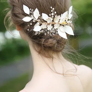 Charming Bridal Barrettes Women Prom Hair Clip Jewelry Hand wired Leaf Headpiece Wedding Hair Ornament Accessories
Charming Bridal Barrettes Women Prom Hair Clip Jewelry Hand wired Leaf Headpiece Wedding Hair Ornament Accessories
