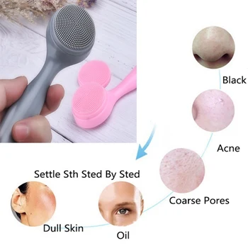 Facial Silicone Cleansing Brush Cleaning Pores Control Oil Remove Blackheads Face Cleaning Brush
Facial Silicone Cleansing Brush Cleaning Pores Control Oil Remove Blackheads Face Cleaning Brush