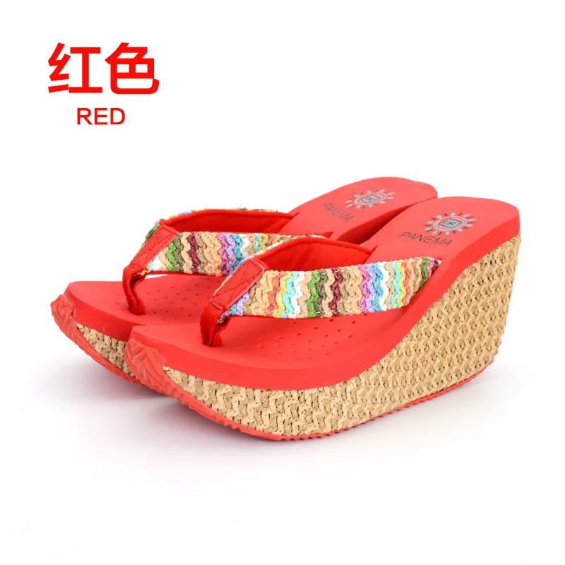 New Fashion Female Slippers Woman Flip Flops Summer Hot Sale Fashion Wedge Heels Pantshoes Female Footwear for Girls Size 35-39
New Fashion Female Slippers Woman Flip Flops Summer Hot Sale Fashion Wedge Heels Pantshoes Female Footwear for Girls Size 35-39