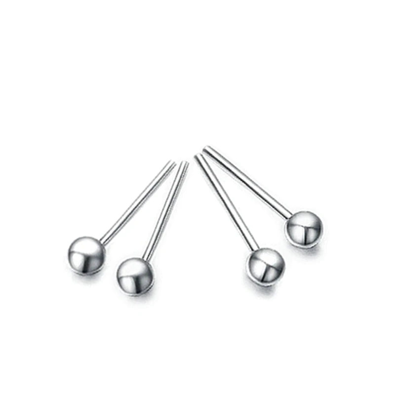 Real Pure 999 Sterling Silver Small Bead Ball Stud Earrings Round Simple for Women Man Lovers fine Jewelry
Real Pure 999 Sterling Silver Small Bead Ball Stud Earrings Round Simple for Women Man Lovers fine Jewelry