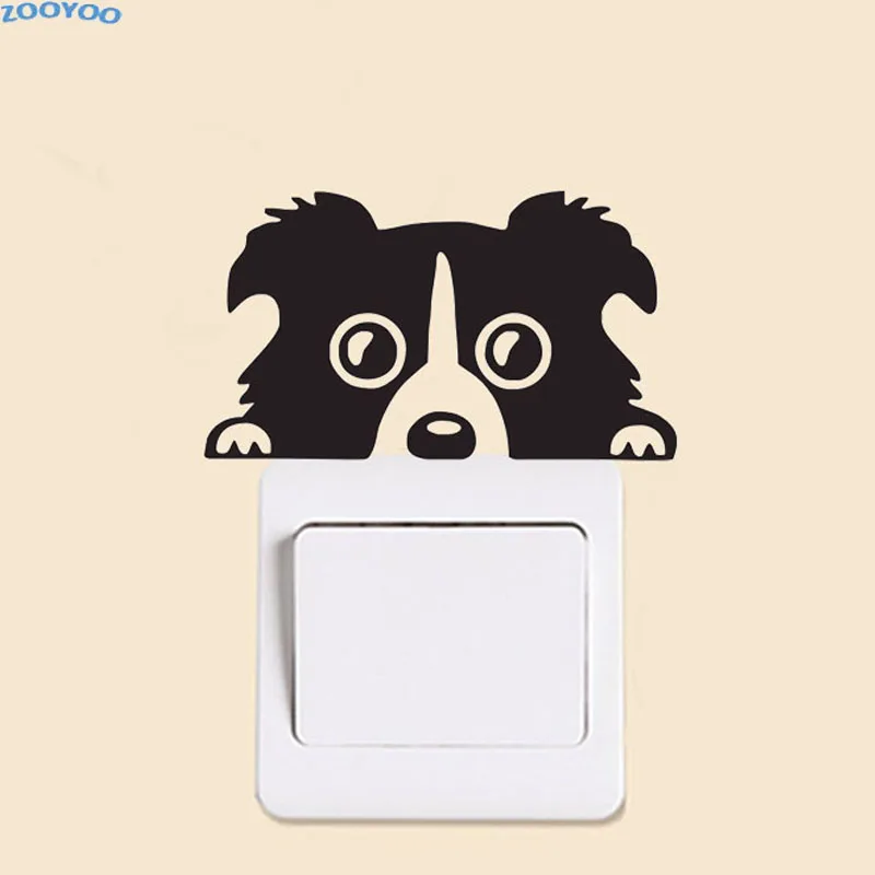 ZOOYOO Cute Lovely Puppy Dog Switch Wall Sticker Home Decor Decorative Vinyl Adhesive Funny Sticker For Car Windows Computers
ZOOYOO Cute Lovely Puppy Dog Switch Wall Sticker Home Decor Decorative Vinyl Adhesive Funny Sticker For Car Windows Computers