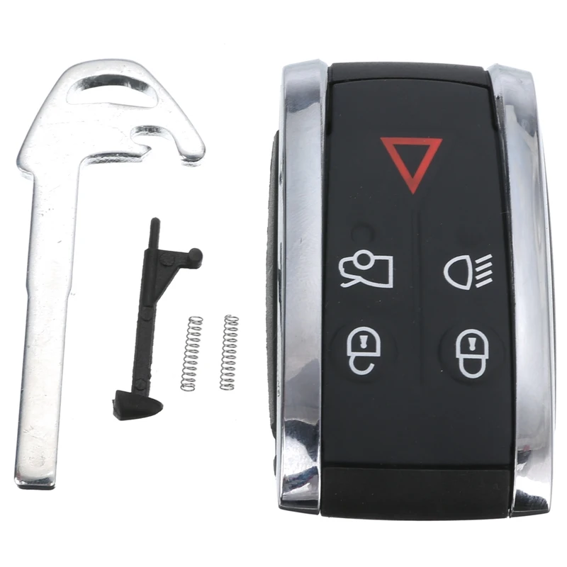 High Quality 5 Button Remote Smart Key Fob Case Shell Housing + Uncut Blade For Jaguar X XF XK XKR X-Type S-Type
High Quality 5 Button Remote Smart Key Fob Case Shell Housing + Uncut Blade For Jaguar X XF XK XKR X-Type S-Type
