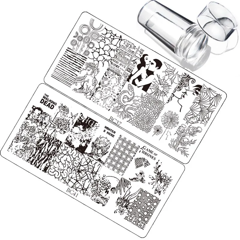 Nail Stamping Plate Stamper Scraper Set 3 Pcs Character Animal Image Printing Template Rectangle Manicure Stamp Kit
Nail Stamping Plate Stamper Scraper Set 3 Pcs Character Animal Image Printing Template Rectangle Manicure Stamp Kit