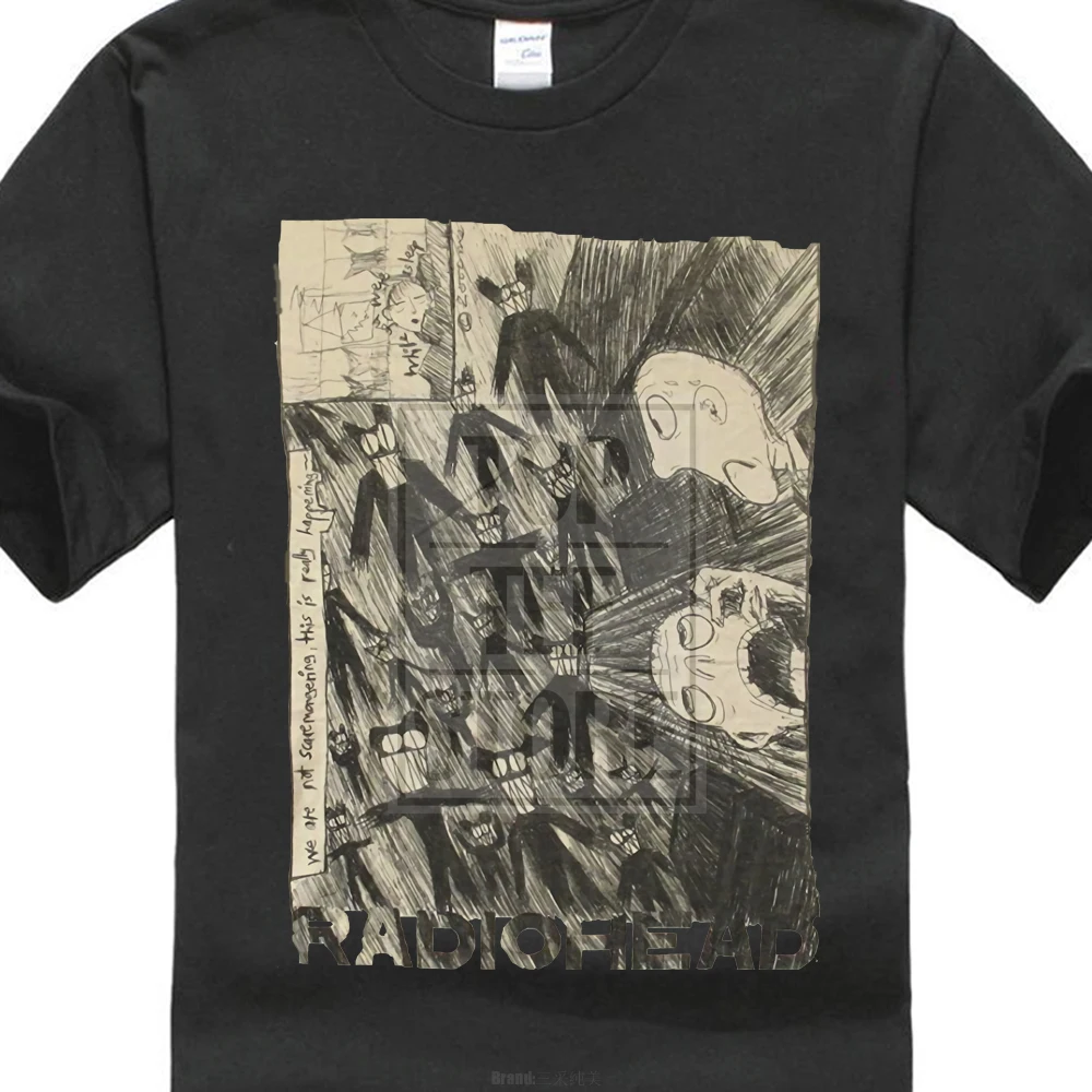 Custom Design T Shirts Radiohead Scribble Image Ivory White T Shirt New Adult Official Waste
Custom Design T Shirts Radiohead Scribble Image Ivory White T Shirt New Adult Official Waste