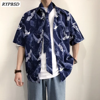 New 2019 Summer Short Sleeve Korean Fashion Casual Camisa Masculina Social Shirts+ Tie Single Breasted Oversize Shirt
New 2019 Summer Short Sleeve Korean Fashion Casual Camisa Masculina Social Shirts+ Tie Single Breasted Oversize Shirt